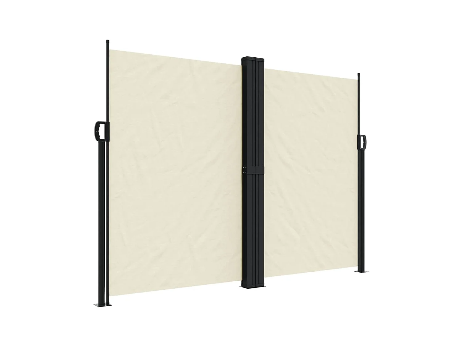 Auvent latéral rétractable crème 180x600