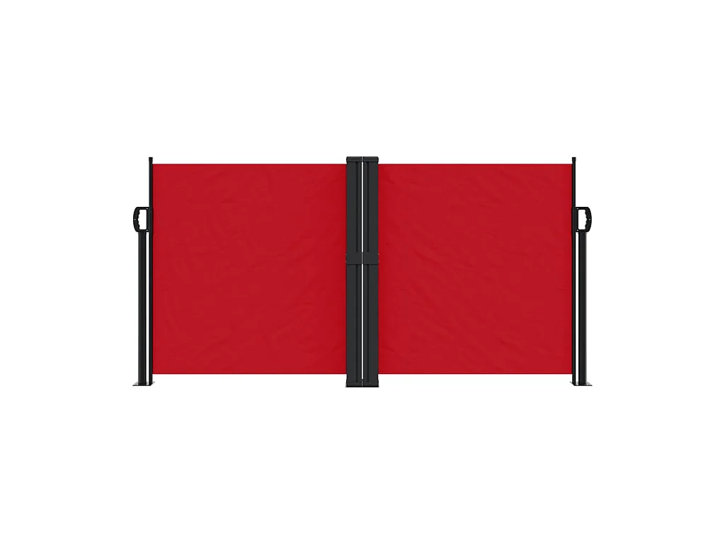 Auvent latéral rétractable rouge 120x1200