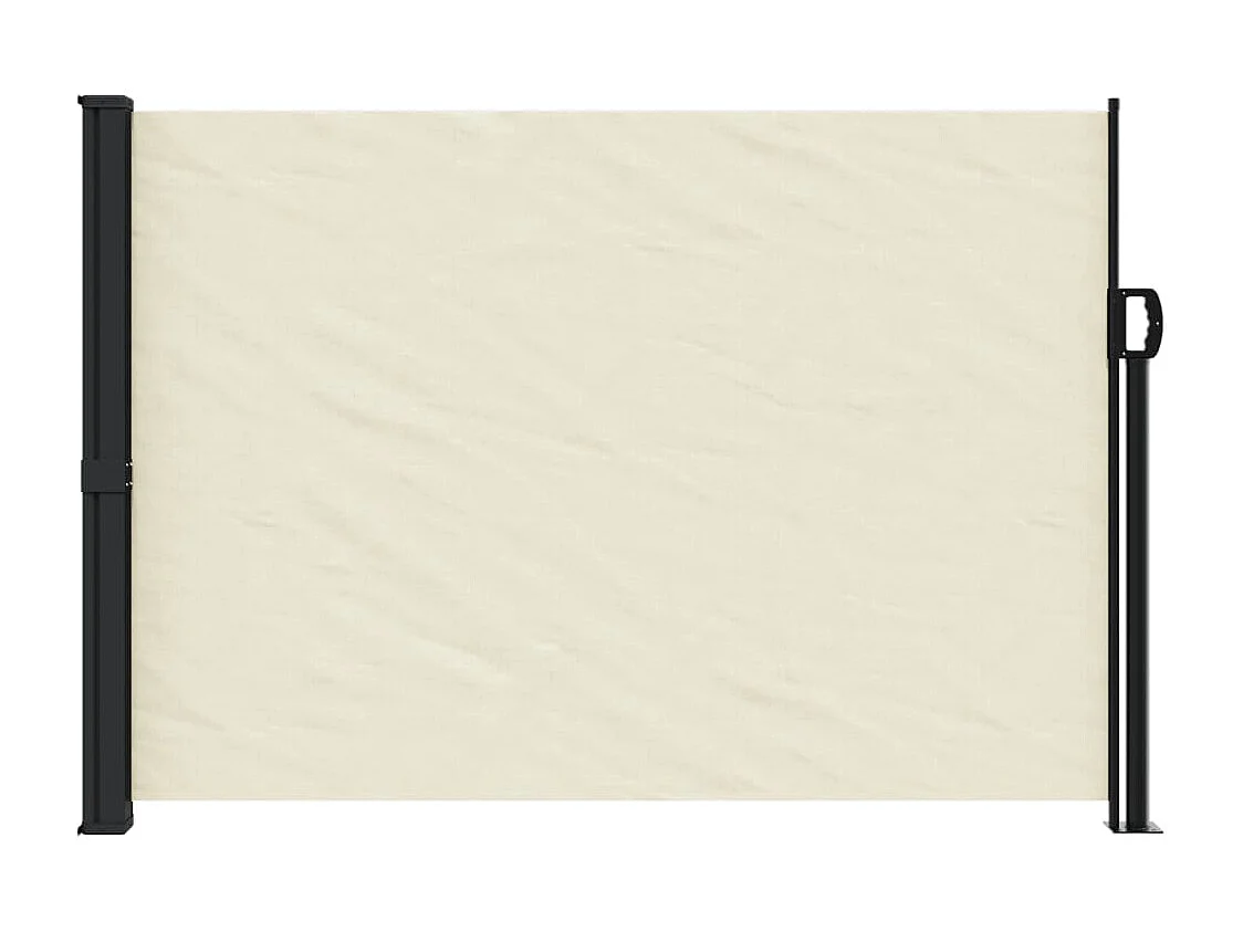 Auvent latéral rétractable crème 140x600
