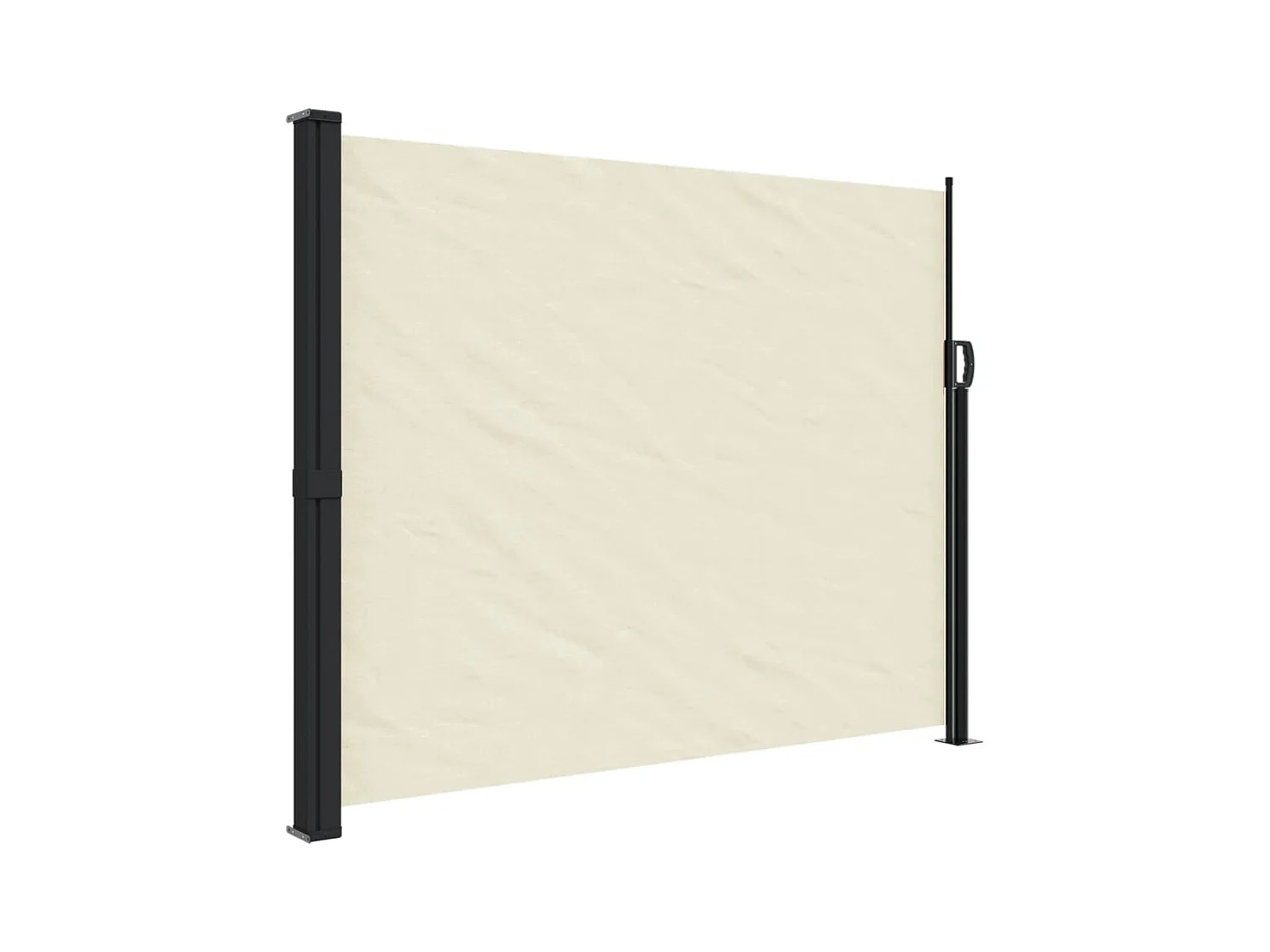 Auvent latéral rétractable crème 160x300