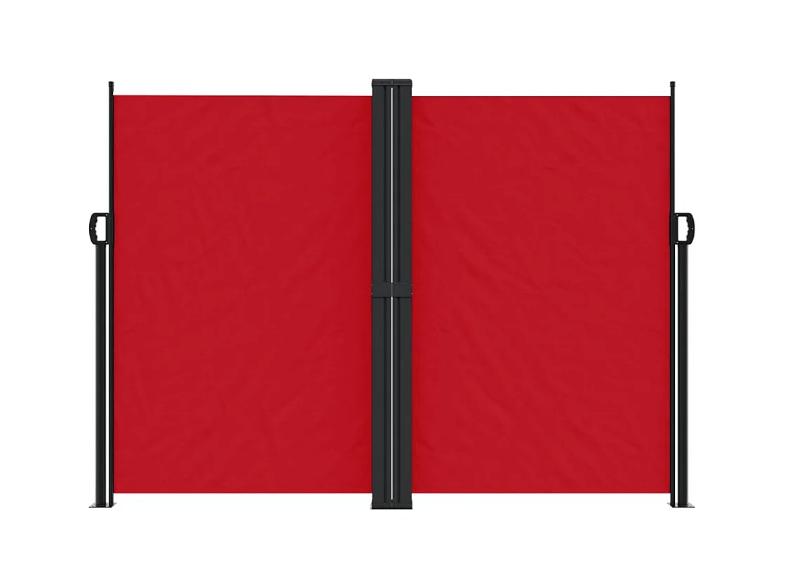 Auvent latéral rétractable rouge 180x1000