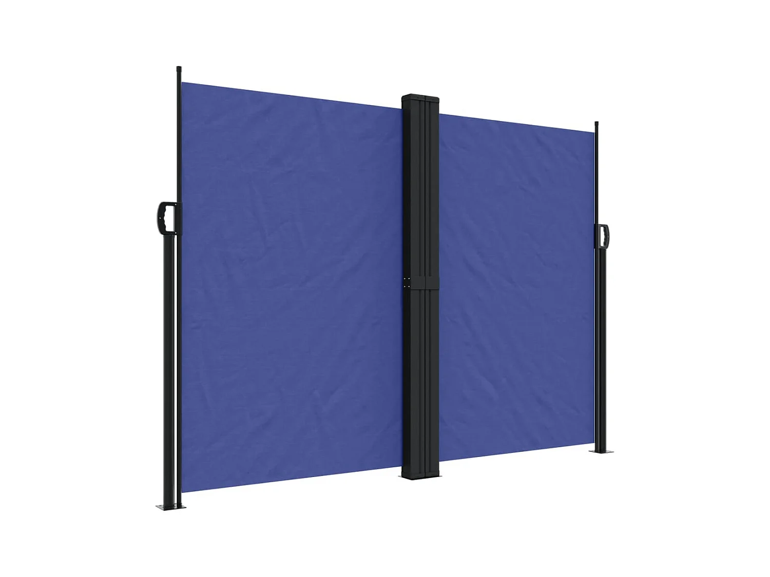 Auvent latéral rétractable bleu 180x1000