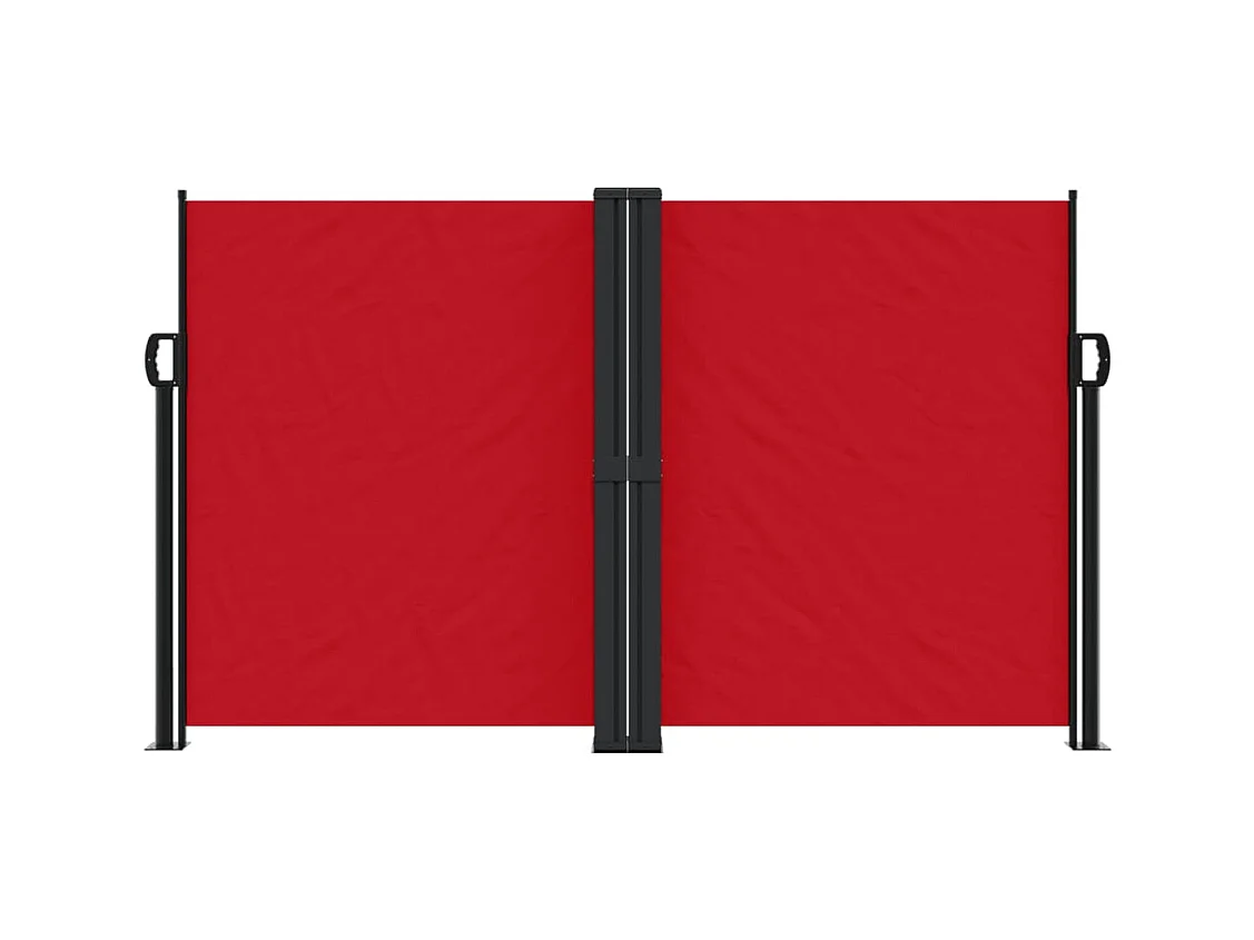 Auvent latéral rétractable rouge 140x1000