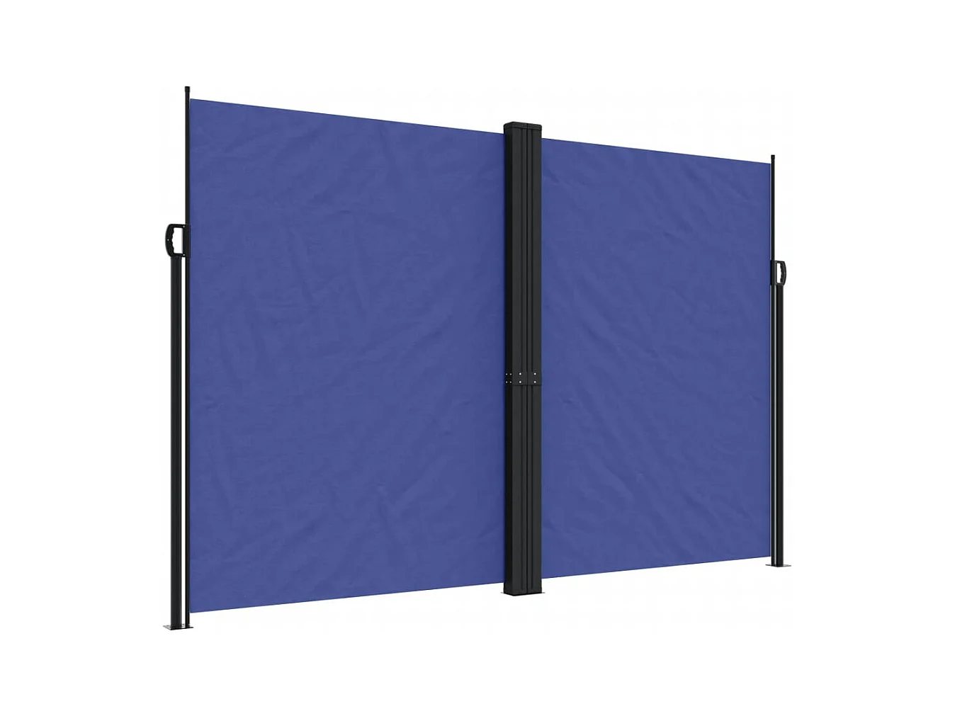 Auvent latéral rétractable bleu 220x600