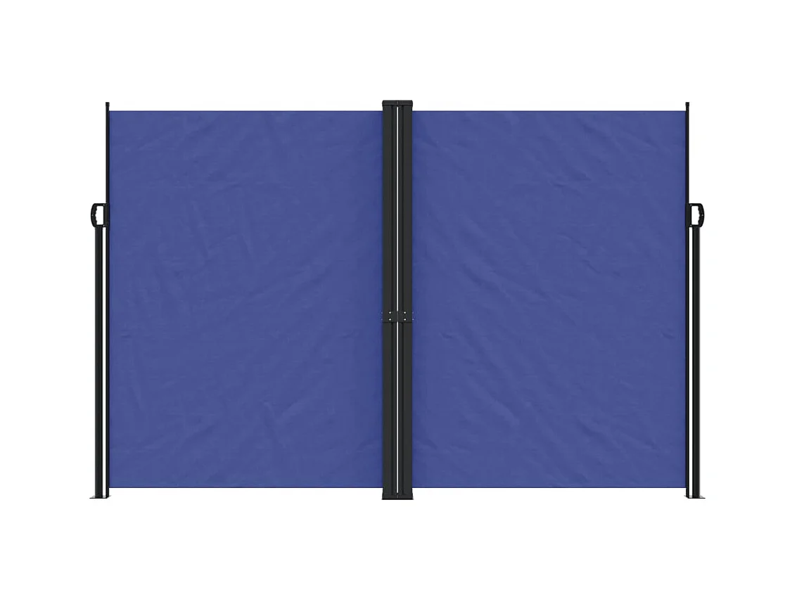 Auvent latéral rétractable bleu 220x600