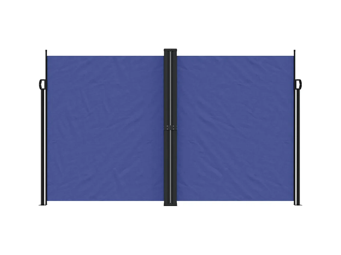 Auvent latéral rétractable bleu 200x1000