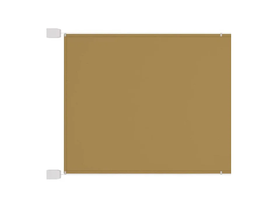 Auvent vertical Beige 140x800 Tissu oxford