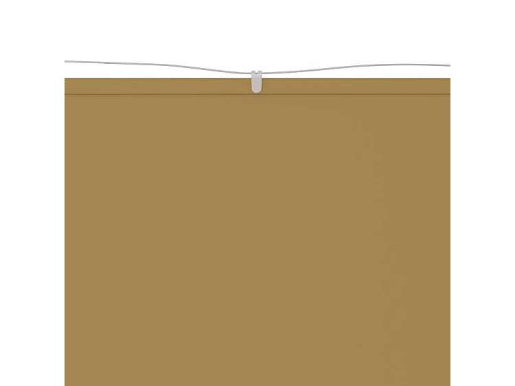 Auvent vertical Beige 140x800 Tissu oxford