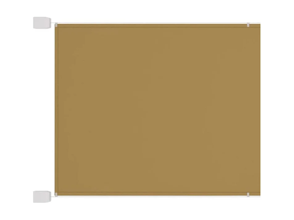 Auvent vertical Beige 140x800 Tissu oxford