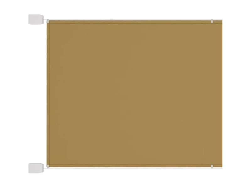 Auvent vertical Beige 140x800 Tissu oxford
