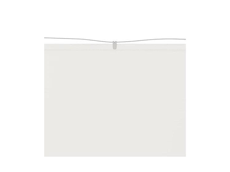 Auvent vertical Blanc 140x600 Tissu oxford