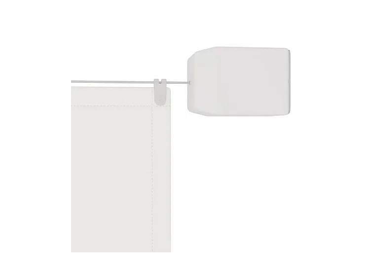 Auvent vertical Blanc 140x600 Tissu oxford