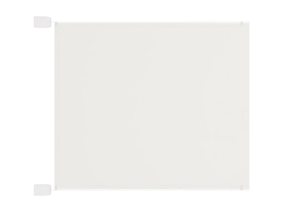 Auvent vertical Blanc 140x600 Tissu oxford