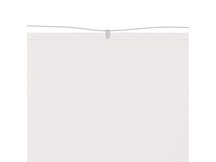 Auvent vertical Blanc 140x600 Tissu oxford