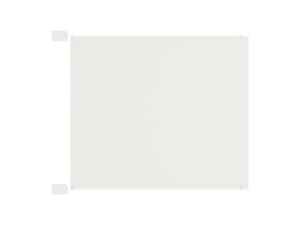 Auvent vertical Blanc 140x800 Tissu oxford