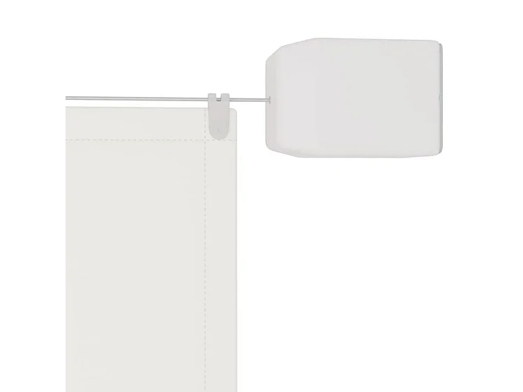 Auvent vertical Blanc 140x800 Tissu oxford