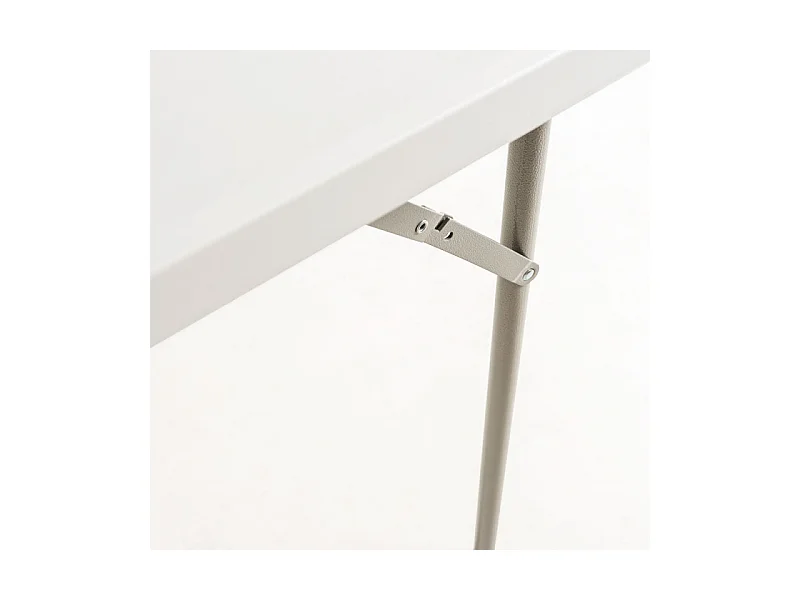 Mesa plegable Utika cuadrada blanca 87x87 cm