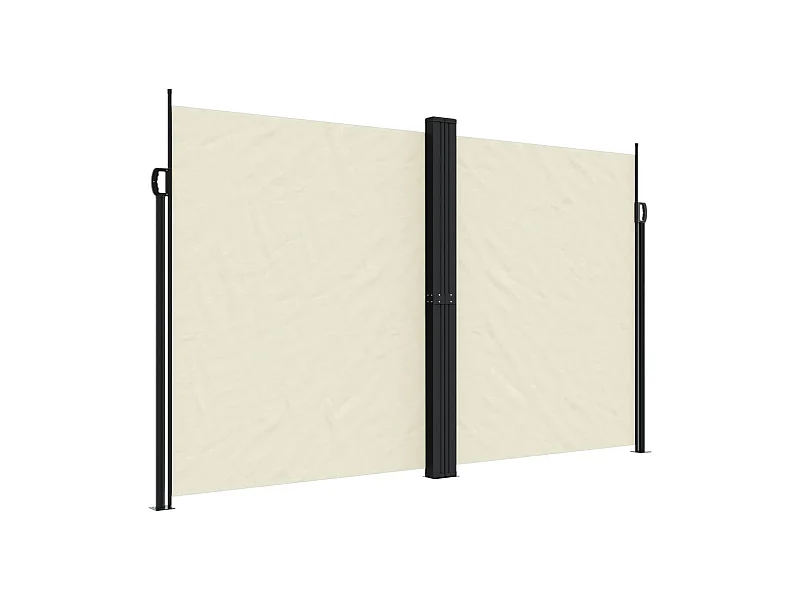 Auvent latéral rétractable crème 200x1000