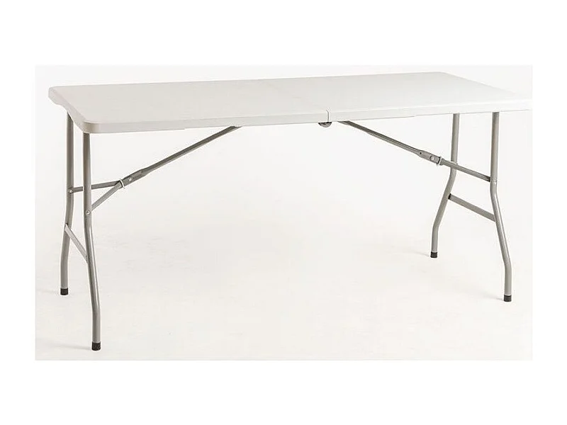 Mesa plegable rectangular Utika blanca 122x60 cm