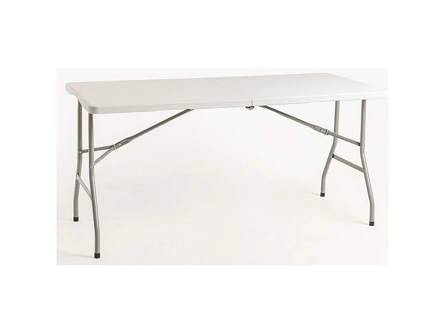 Mesa plegable rectangular Utika blanca 122x60 cm