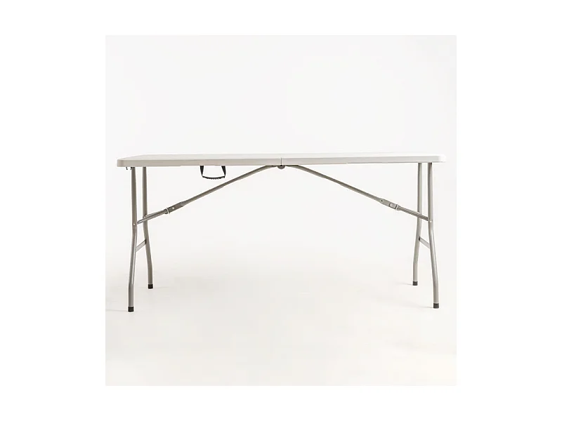Mesa plegable rectangular Utika blanca 122x60 cm