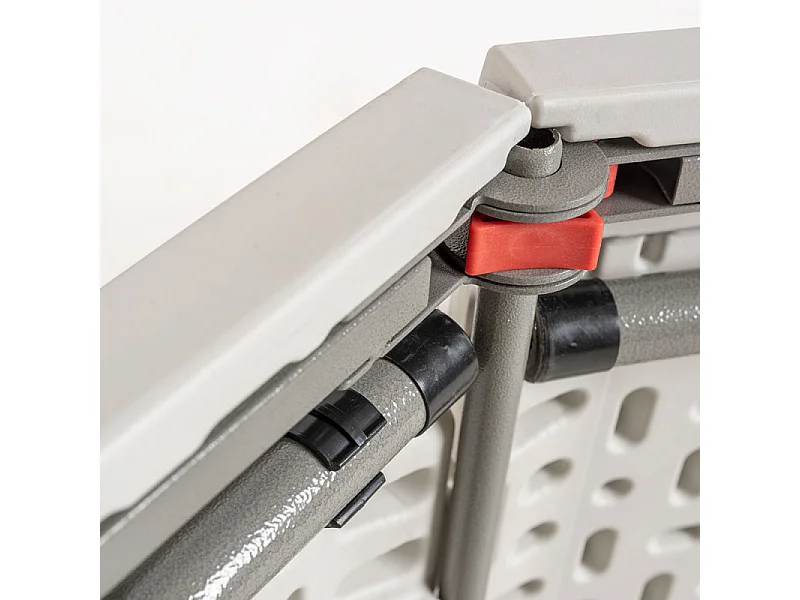 Mesa plegable rectangular Utika blanca 122x60 cm