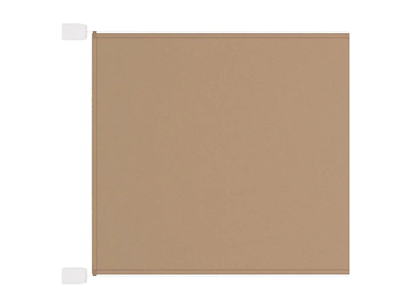 Auvent vertical Taupe 140x600 Tissu oxford