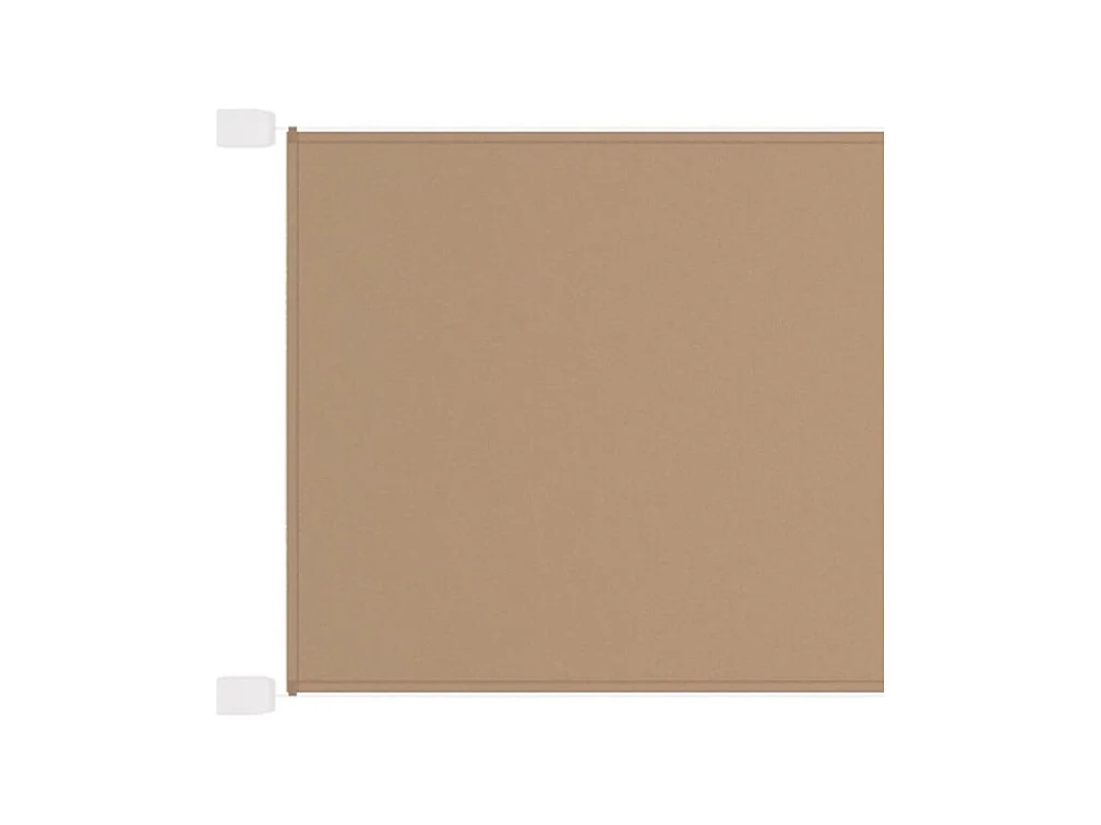 Auvent vertical Taupe 140x600 Tissu oxford