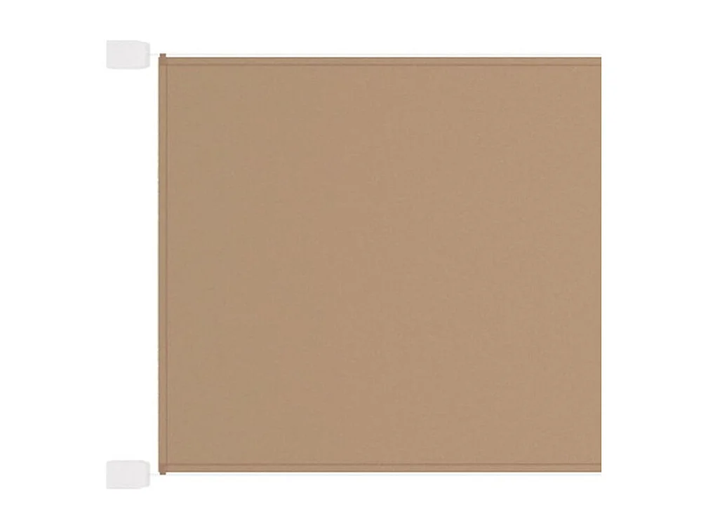 Auvent vertical Taupe 140x600 Tissu oxford