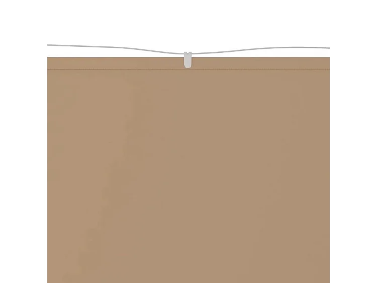 Auvent vertical Taupe 140x600 Tissu oxford
