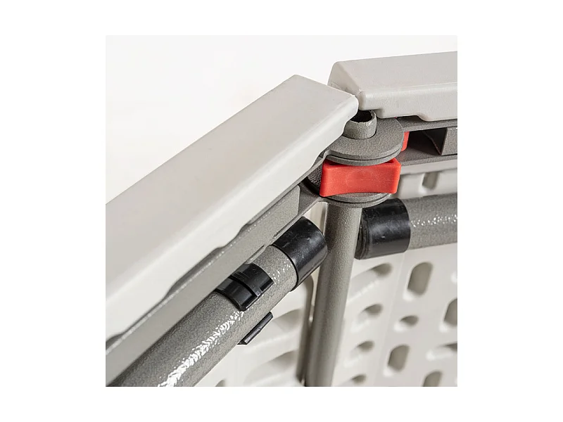 Mesa plegable rectangular Utika blanca 180x75 cm