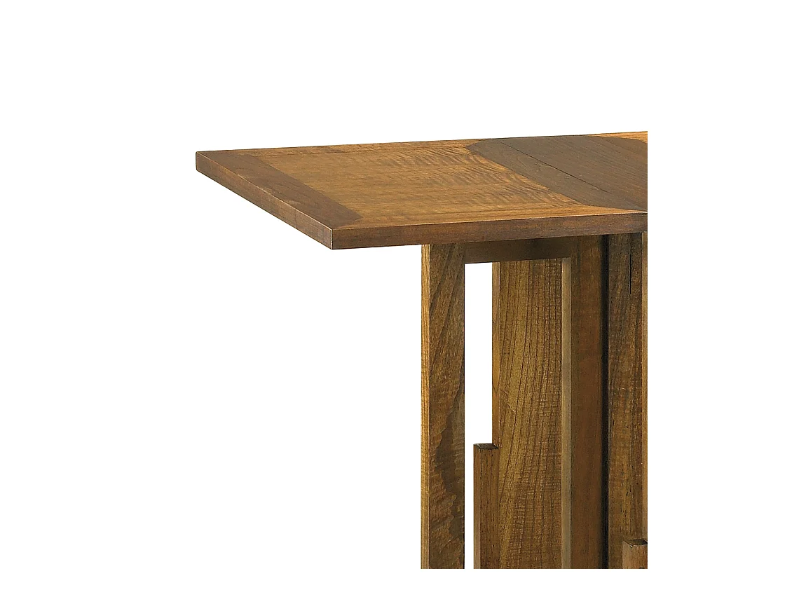 Table d'appoint pliante en bois massif de Mindy Orka 90cm