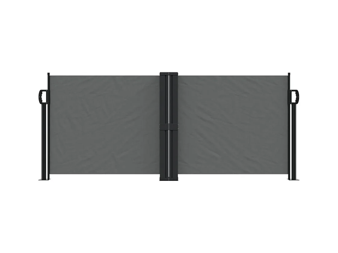 Auvent latéral rétractable anthracite 100x600