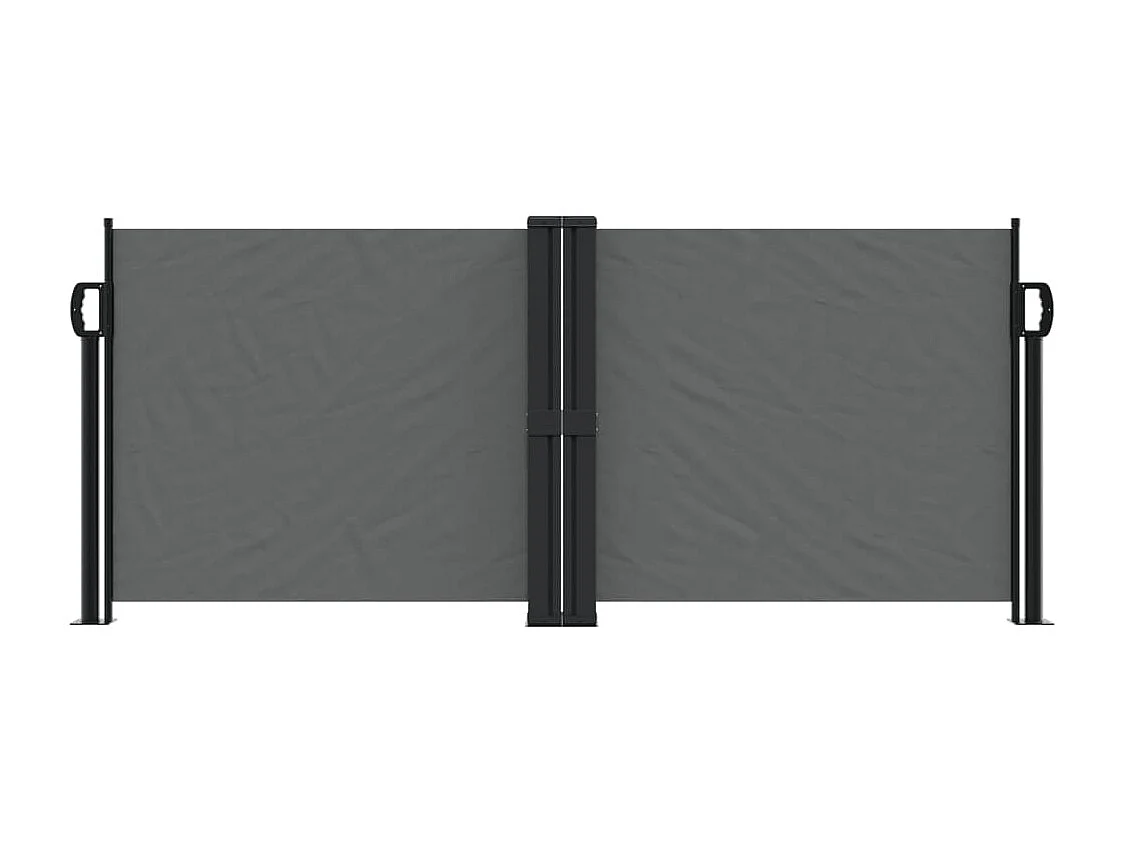 Auvent latéral rétractable anthracite 100x600