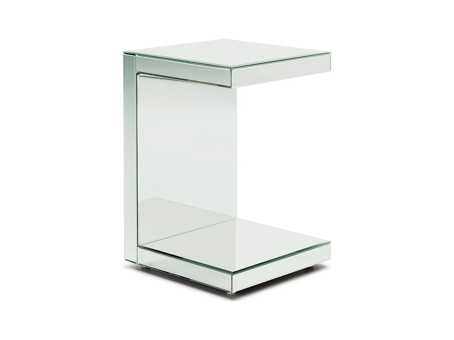 Timon zilveren spiegelbijzettafel L 40 cm