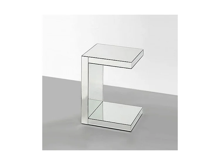 Timon zilveren spiegelbijzettafel L 40 cm