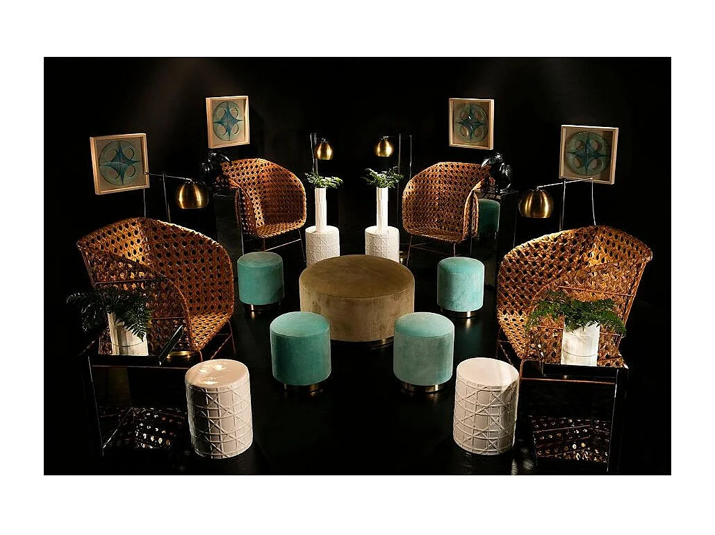 Table d'appoint en miroir ZIKON – 40cm