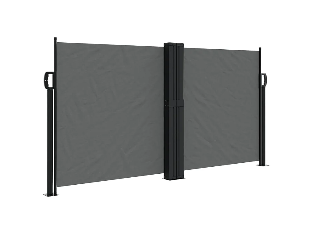 Auvent latéral rétractable anthracite 120x1200