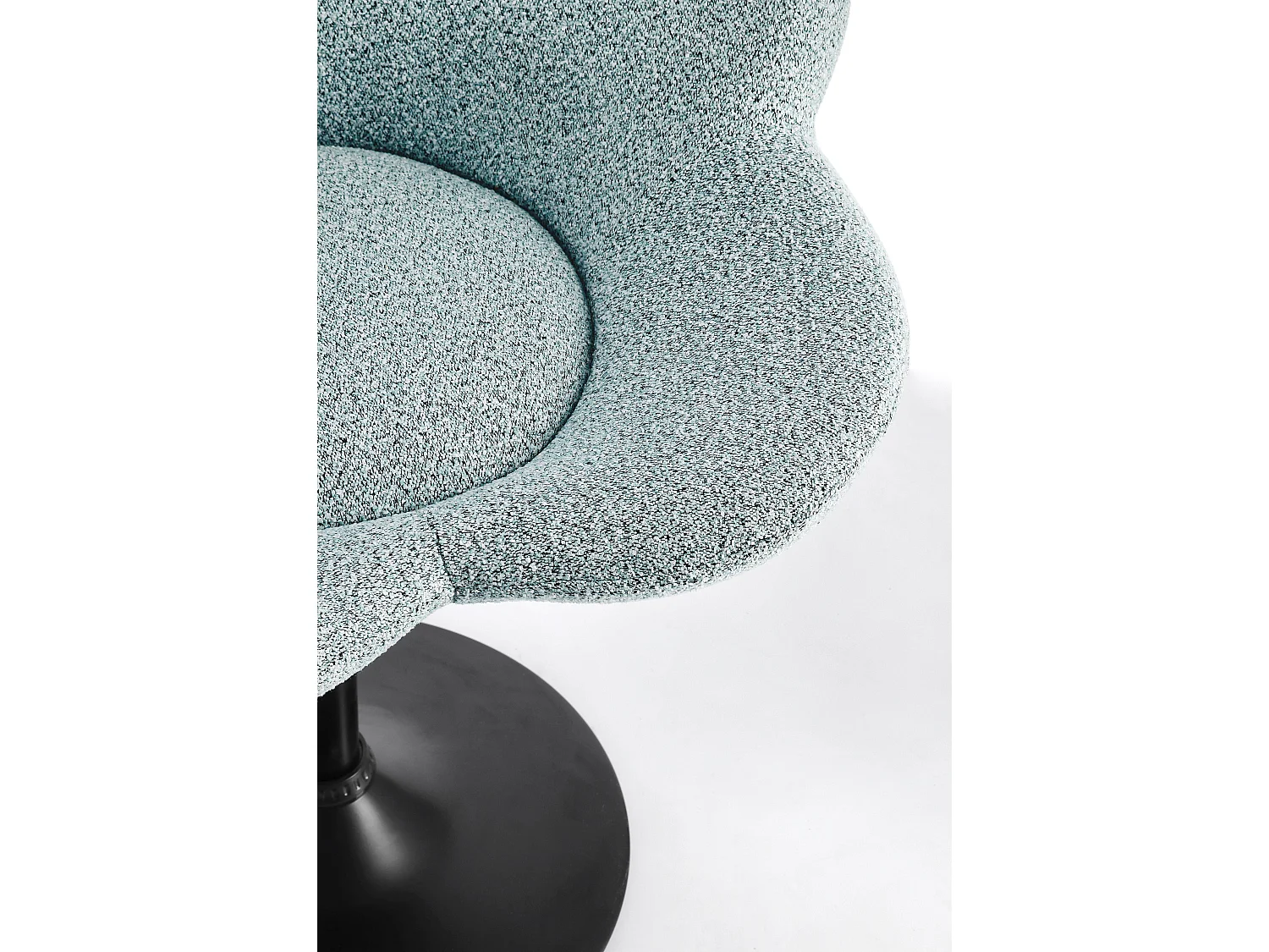 Lot de 2 fauteuils réglables design PETALE – Elégance florale et confort ajustable-Bleu clair