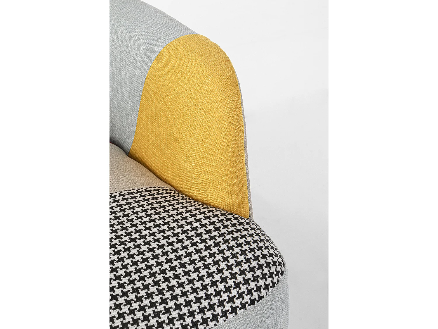 Sillón Gala de madera de pino estampado multicolor