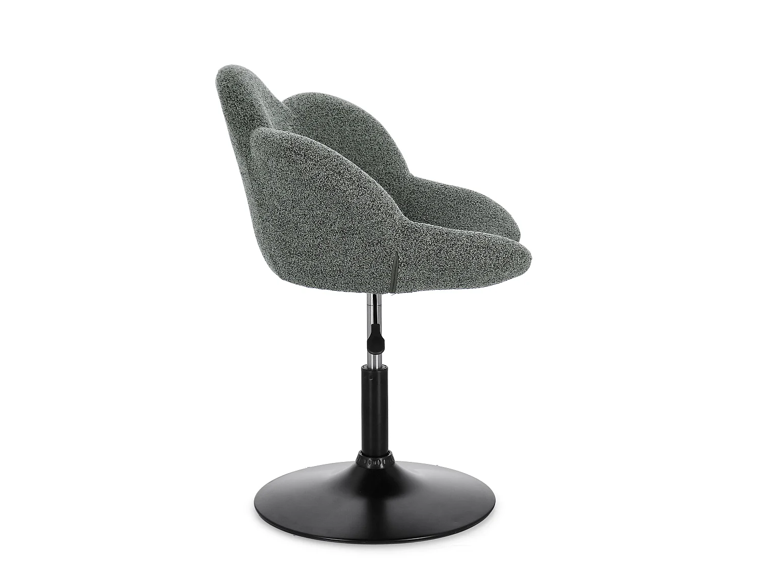 Lot de 2 fauteuils réglables design PETALE – Elégance florale et confort ajustable-Vert forêt