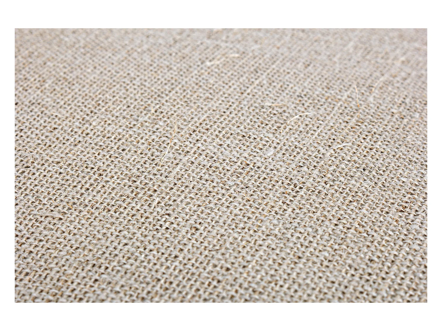 Fauteuil en lin beige et pieds en bois de manguier Mara