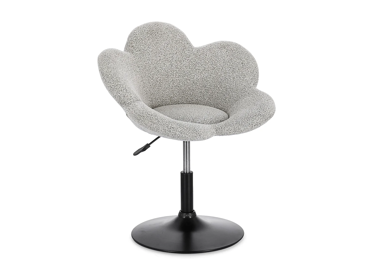 Lot de 2 fauteuils réglables design PETALE – Elégance florale et confort ajustable-Beige