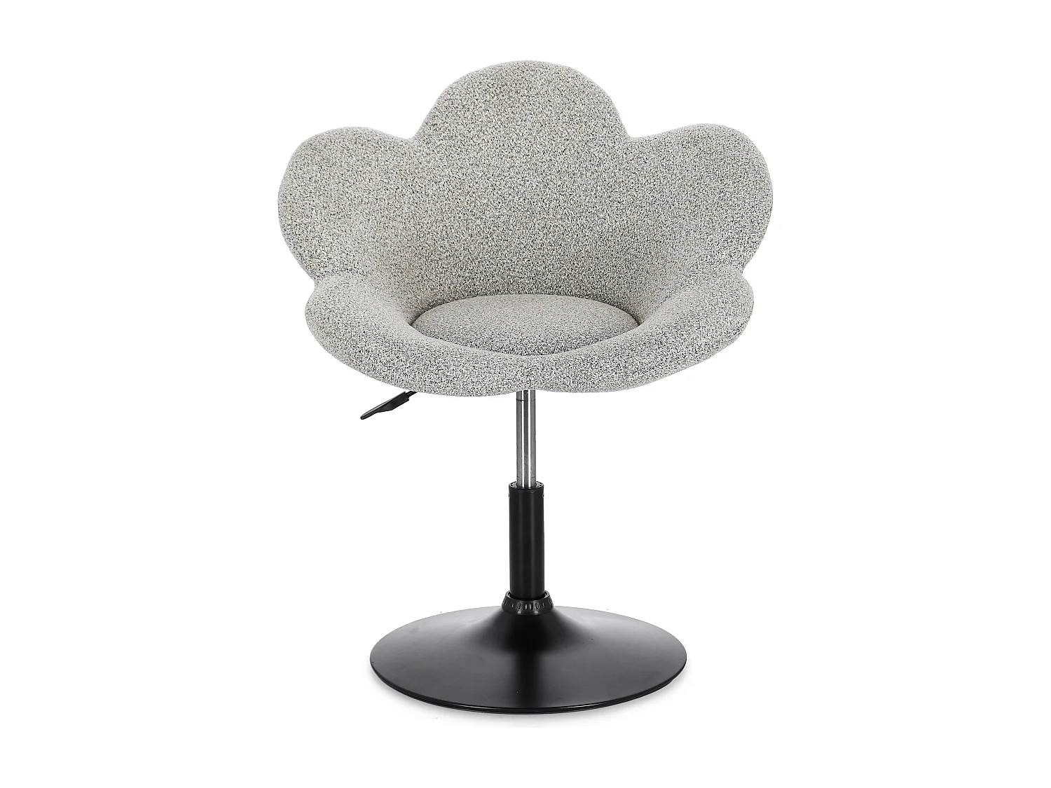 Lot de 2 fauteuils réglables design PETALE – Elégance florale et confort ajustable-Beige