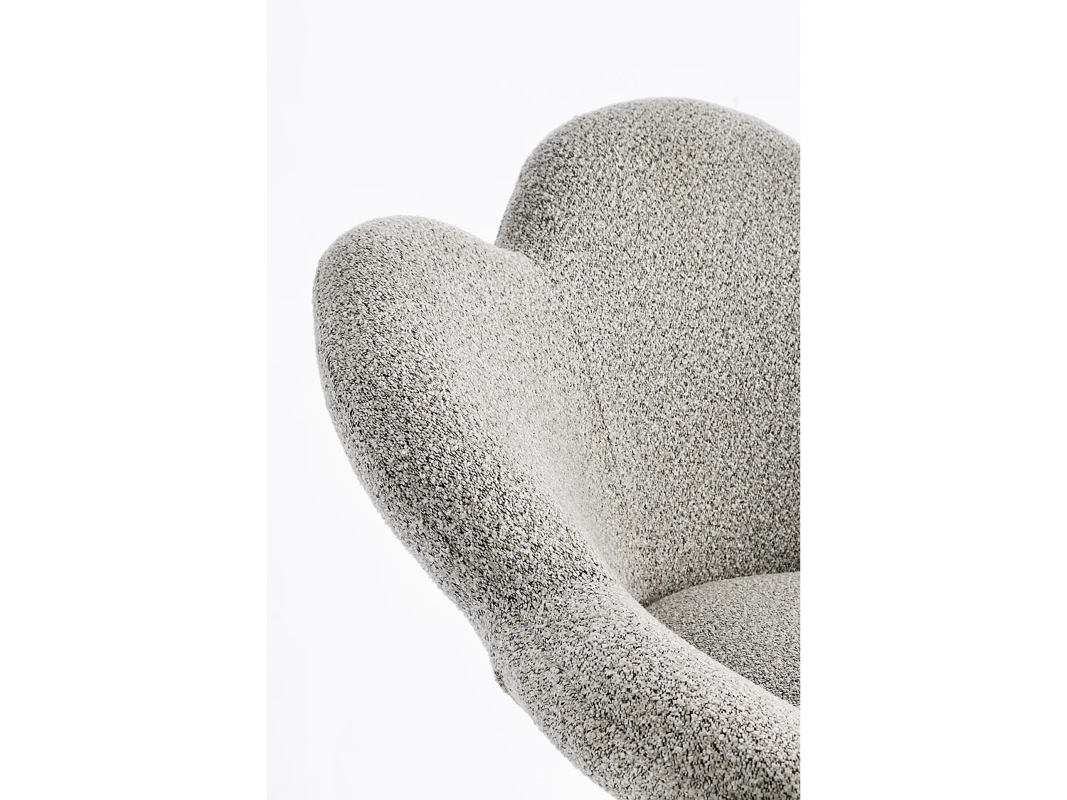 Lot de 2 fauteuils réglables design PETALE – Elégance florale et confort ajustable-Beige