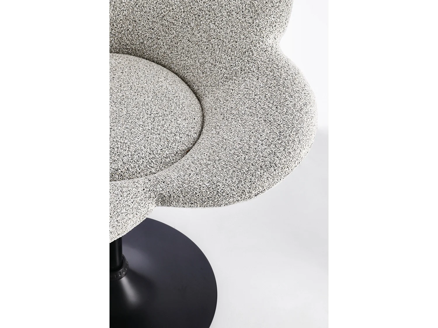 Lot de 2 fauteuils réglables design PETALE – Elégance florale et confort ajustable-Beige