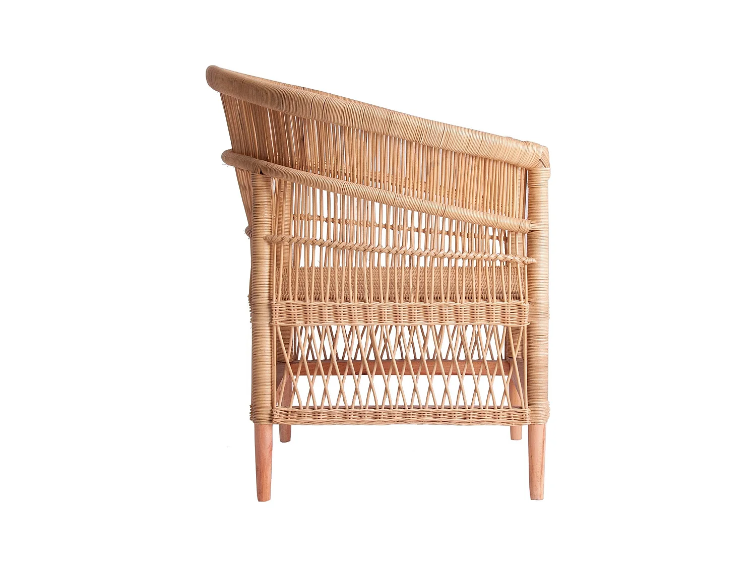 Fauteuil en rotin LANIA – Élégance naturelle et confort artisanal