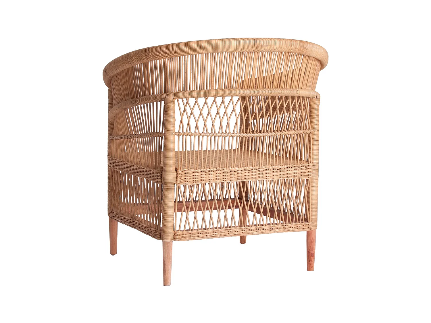 Fauteuil en rotin LANIA – Élégance naturelle et confort artisanal