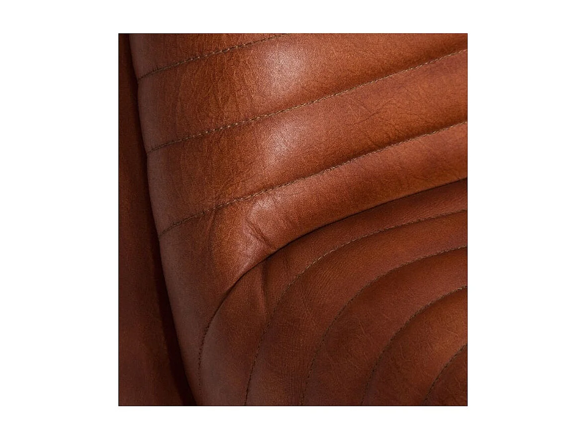 Fauteuil cuir marron British