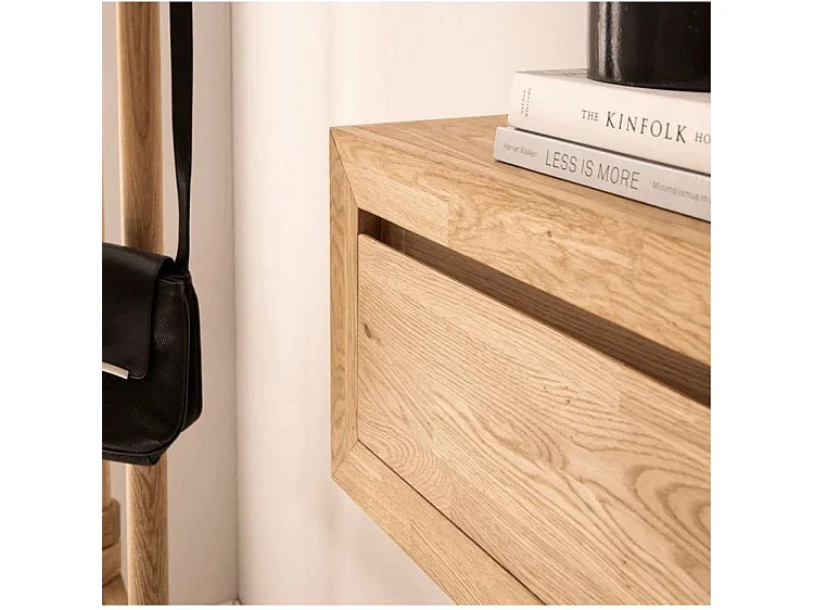 Mueble TV suspendido Venida roble macizo 120 cm